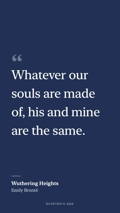 Quote card: Wuthering Heights