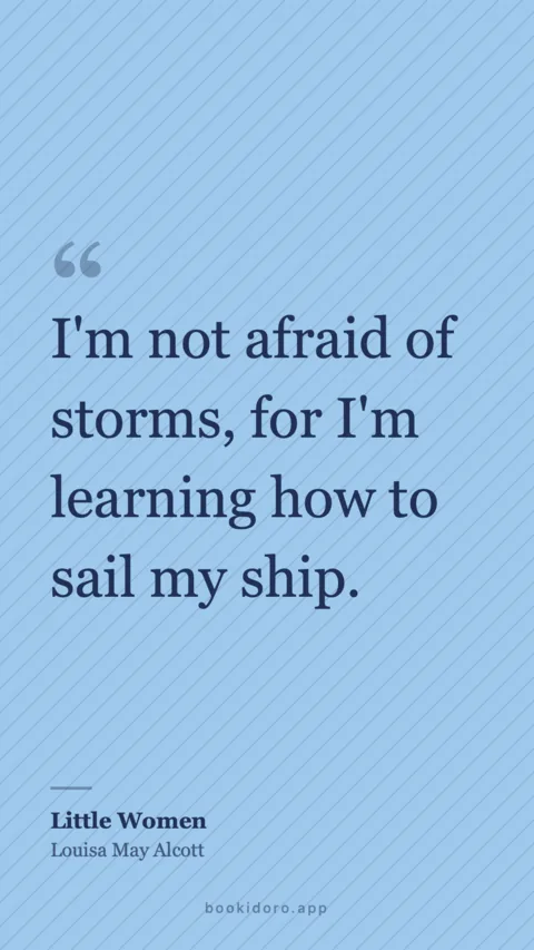 Quote card: Little Women